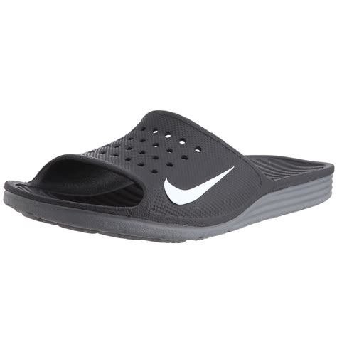 original nike herren badeschuhe solarsoft slide|Amazon.com .